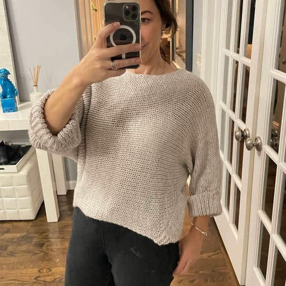 Berretti Sweaters - Berretti Made in Italy Metallic Sweater